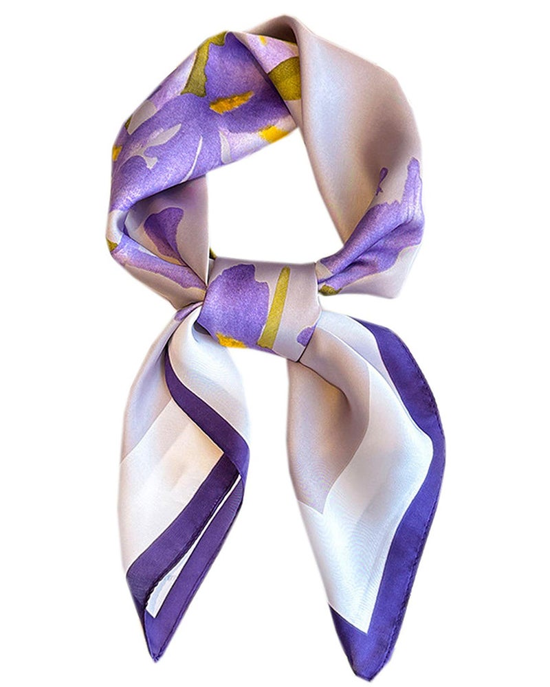 Saiusloa Neck Scarf For Womens Silky Head Scarves Hair Bandanas Square Scarf Fashion Accessories lightweight 27.5 * 27.5inch-6 - Image 1