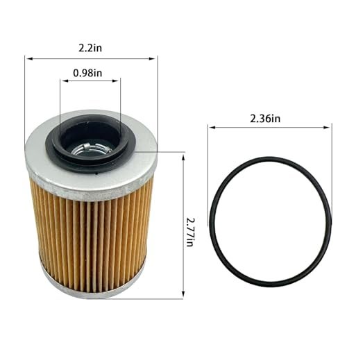 Bstenky 3 Pack Oil Filter with O-Rings Compatiable With Can Am Maverick X3 2017-2023 Max Turbo R RR 2019-2023 Ryker STD 600 900 ACE Sea-Doo Spark 2 Up 3 Up SBT 36-115 Replace #420956123 420256188 X3 420956120 - Image 2