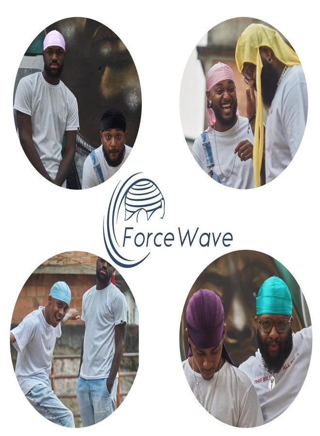 ForceWave 10 Pieces Silky Durags Long Tail for Women Men Satin Durag 360 Wave，Dorag, 10 Pieces - Image 5