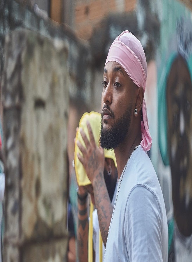 ForceWave 10 Pieces Silky Durags Long Tail for Women Men Satin Durag 360 Wave，Dorag, 10 Pieces - Image 3