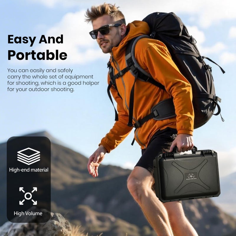 STARTRC All-in-One Waterproof Case for DJI Mini 5 Pro Fly More Combo - Organized Storage for Drone, 7 Batteries, 65W Charger, Filter Set, RC2/RC-N3 & More Accessories - Image 4