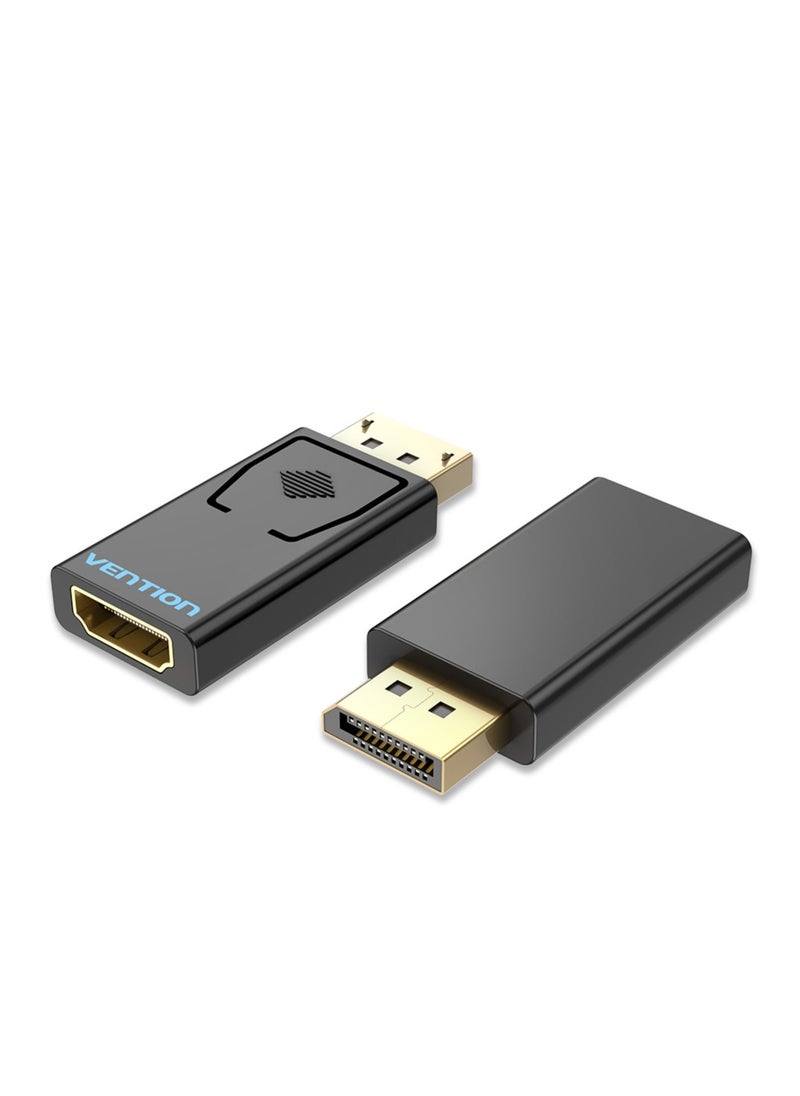 VENTION Displayport to HDMI Adapter 4k, Vention DP Male to HDMI Female Converter Gold-Plated for HP, HDTV, ThinkPad, Projector, Desktop  - Image 1