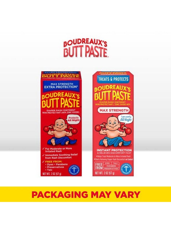 بودرو بات بيست كريم الحفاضات القوي للغاية من Boudreaux's Butt Paste، 2 أونصة (عبوة من 3 قطع) - Image 3