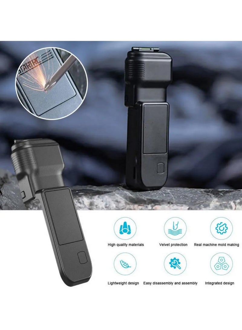 For DJI Osmo Pocket 3 Lens Screen Protective Cover Conjoined Body Hard Shell Anti Collision Guard with Longer Back Cover Plus Short Velvet Design Anti Scratch Anti Drop Dustproof Flip Cover Accessories  - Image 4