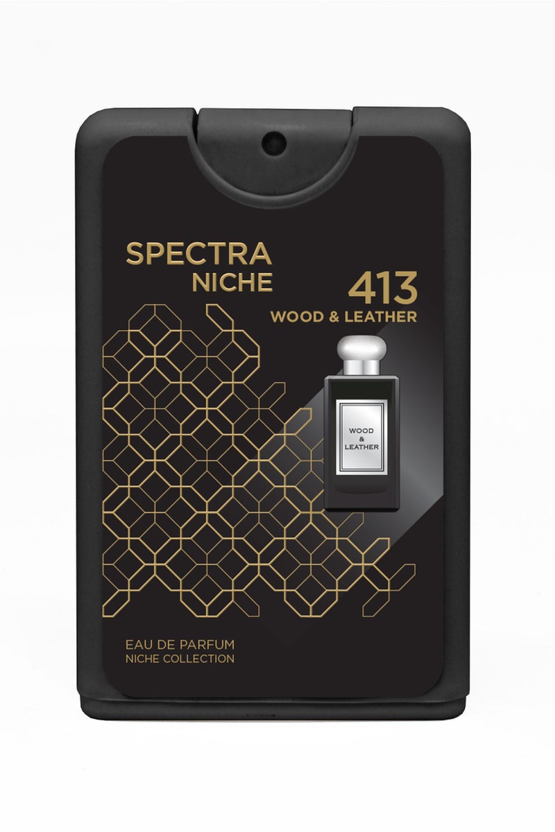 سبكترا عطر بوكيت نيتش 413 وود آند ليذر او دي بيرفيوم للجنسين - 18مل - Image 2