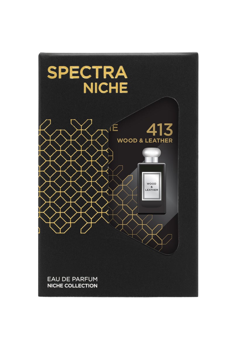 سبكترا عطر بوكيت نيتش 413 وود آند ليذر او دي بيرفيوم للجنسين - 18مل - Image 3