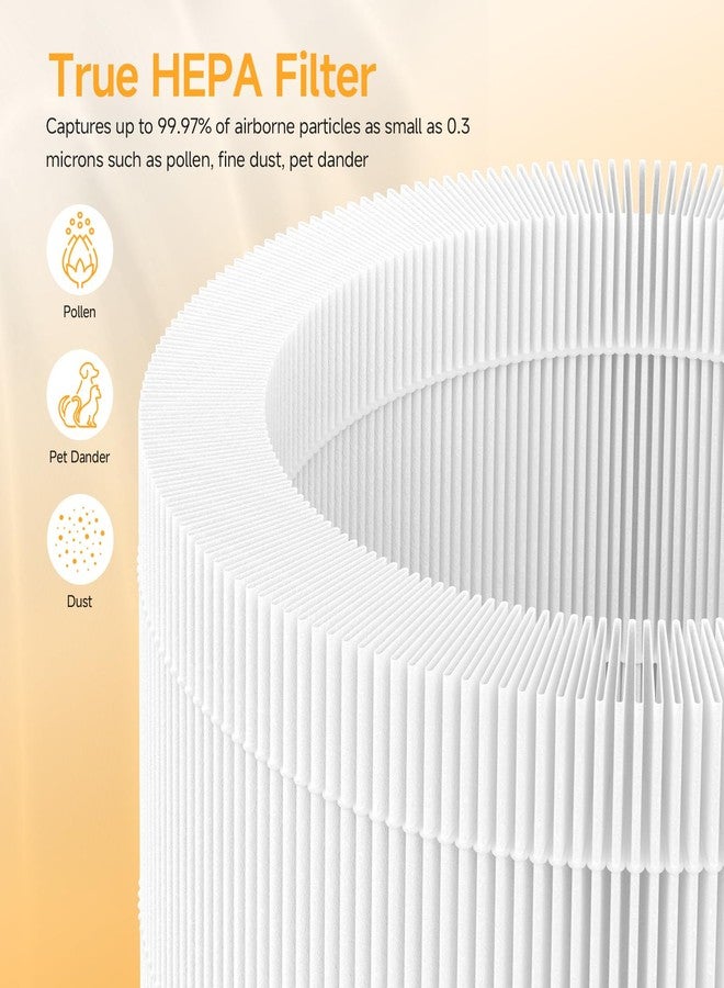 FMDZFL BAPF160 Replacement Filter K for Bionaire BAP9360W / BAP9260W Air Purifiers, 3-in-1 Filtration System with Activated Carbon - Image 4