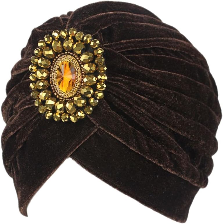 Twist Pleated Hair Wrap Stretch Turban 0545
