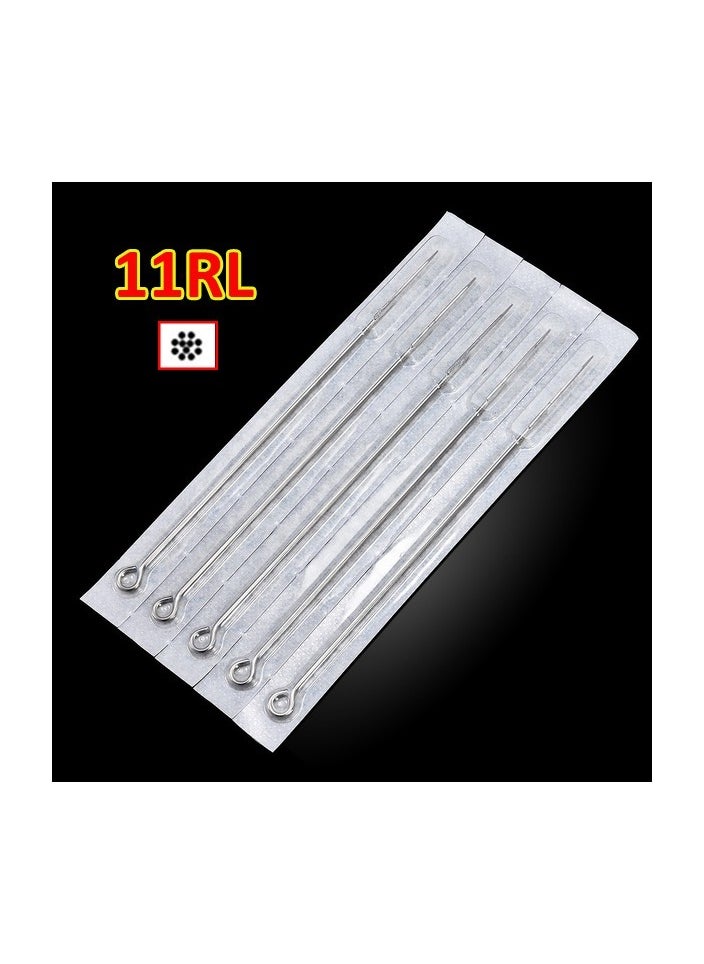 Generic 5-Pieces/Set Disposable Round Liner Sterile Tattoo Needles,Size 11RL  - Image 1