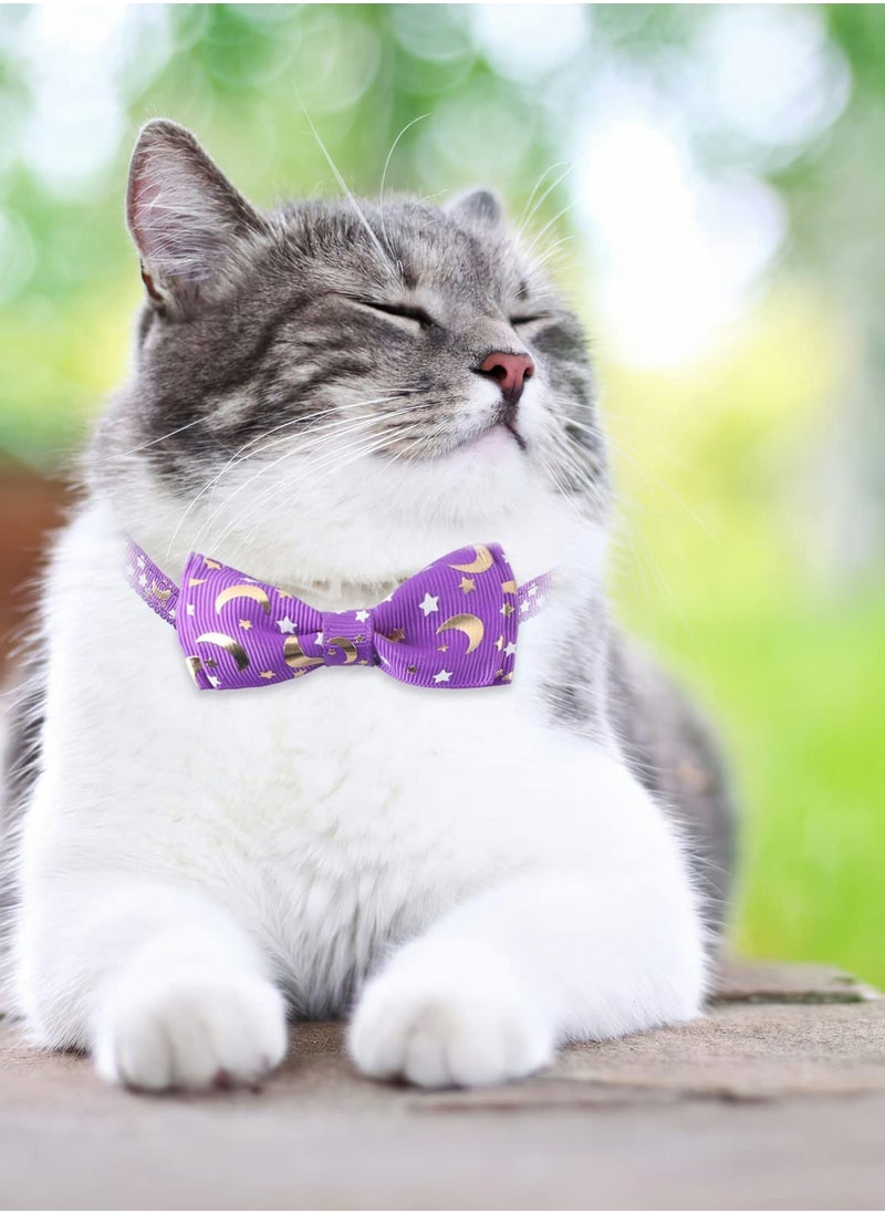 Generic - Cat Collar, Collars with Bell and Detachable Bow Tie, Quick Release Safety for Kitten Cats, Adjustable 20-30cm Suitable All Domestic Cats - Image 1
