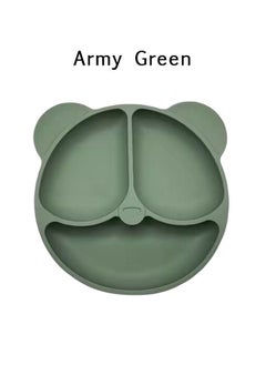 Generic 6-piece army green silicone food set  - Image 2
