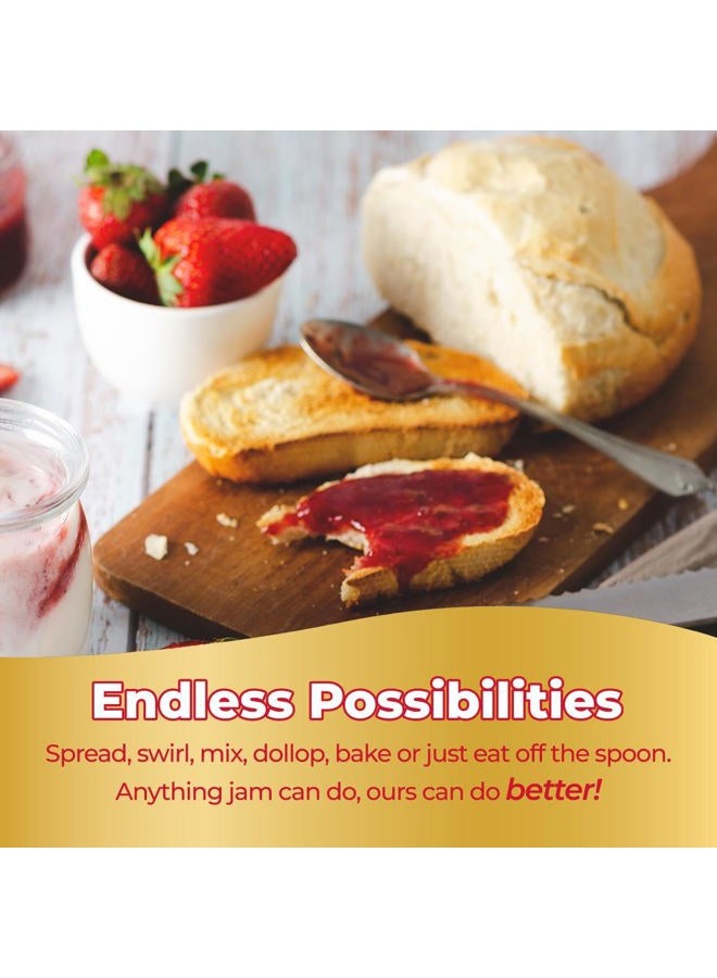 CHOCZERO Keto Strawberry Jam, No Sugar Added - Monk Fruit Sweetened, Gluten Free Spread , 12 oz - Image 4