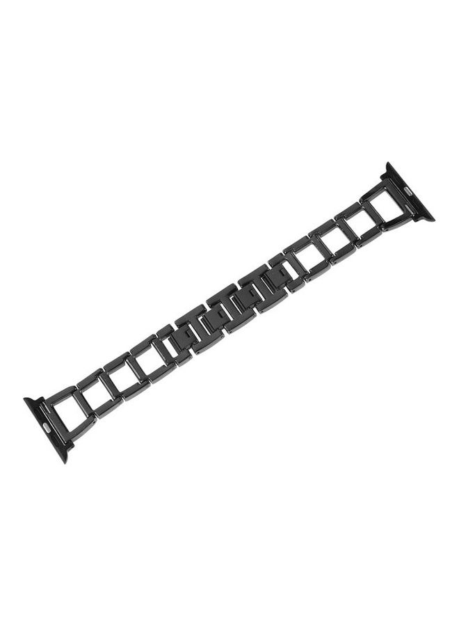 NIBEMINENT Colourful Diamond Watchband Black  - Image 2