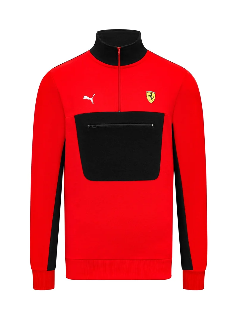 Scuderia Ferrari Scuderia Ferrari F1 Men's Puma 1/4 Zip Sweater