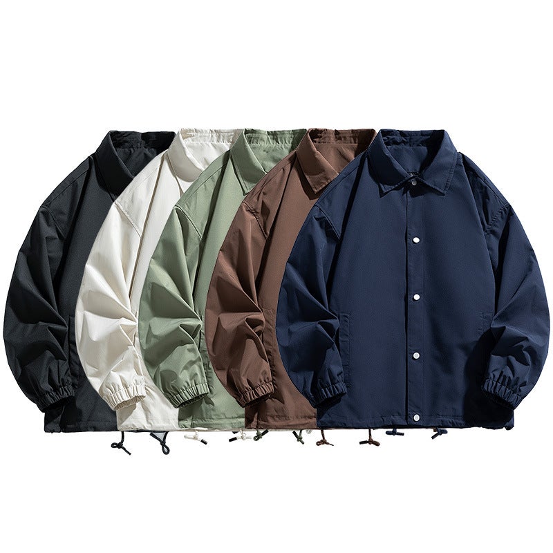 Workwear Jacket Men'S New Pilot Jacket Spring American Coach Jacket Youth Lapel Men'S Clothing - Image 3