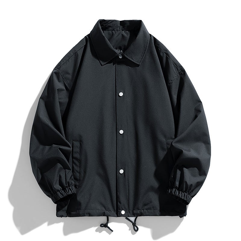 Workwear Jacket Men'S New Pilot Jacket Spring American Coach Jacket Youth Lapel Men'S Clothing - Image 1