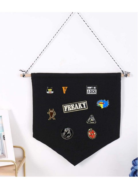 Enamel Pin Wall Display Banner Blank Canvas Banner for Display Pins Buttons