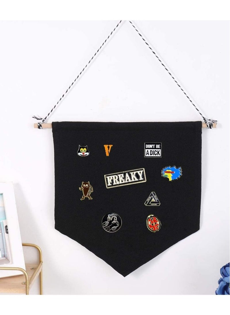 SYOSI - Enamel Pin Wall Display Banner Blank Canvas Banner for Display Pins Buttons - Image 1