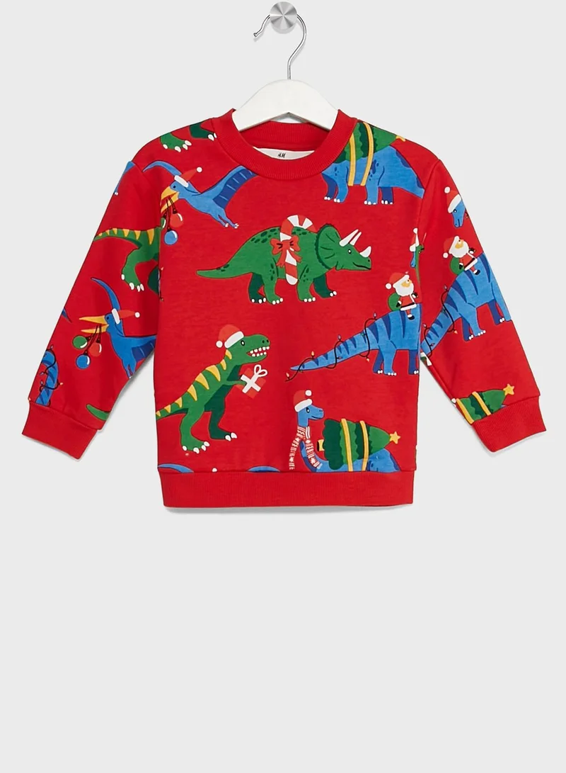 H&M Kids Dino Print Sweatshirt