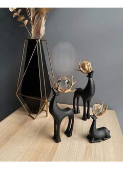 Generic Gazelle 3 Piece Set Black Home Decor - Multicolor 
