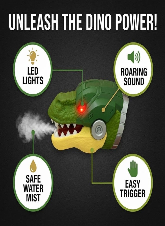 هامليز قفاز لعبة الديناصور الهادر من هامليز للأطفال - من عمر 6 سنوات فما فوق، مزود بإضاءة LED ومؤثرات صوتية ودخانية | قفاز لعب أدوار ديناصور واقعي للأولاد والبنات، للعب التخيلي في الأماكن المغلقة والمفتوحة - Image 5