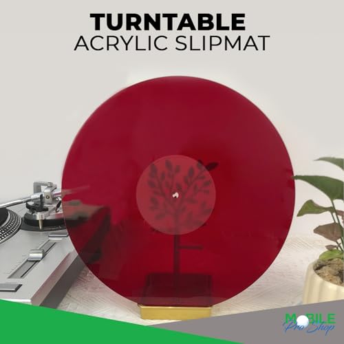 Mobile Pro Shop Acrylic Turntable Mat-Platter Vinyl Slipmat for 12 Inches LP Players-Reduced Noise & Improves Sound Quality & Provides Tighter Bass-Anti Static Record Player Mat. - Image 5