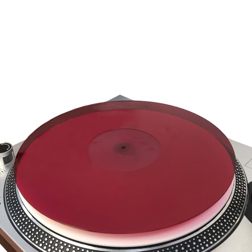 Mobile Pro Shop Acrylic Turntable Mat-Platter Vinyl Slipmat for 12 Inches LP Players-Reduced Noise & Improves Sound Quality & Provides Tighter Bass-Anti Static Record Player Mat. - Image 1
