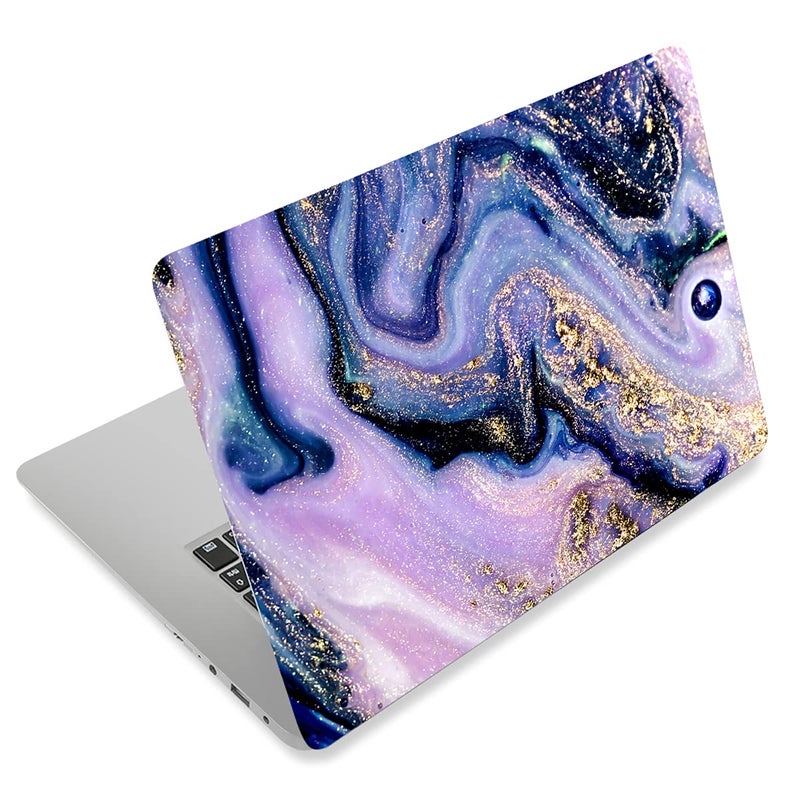 ArtSo Laptop Skin Sticker Decal,16.5â€ 17â€ 17.3 inch Laptop Universal Netbook PC Notebook Vinyl Reusable Skin Sticker Cover Art Case Protector Personalized, Free 2 Wrist Pad,Purple Marble - Image 1