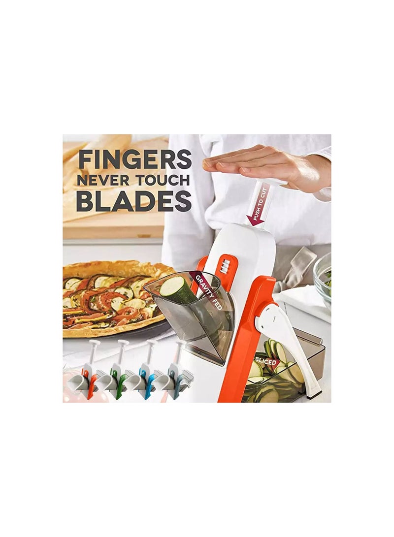 Adjustable Mandoline Slicer for Potatoes, Fruits and Salad Vegetables - Image 4