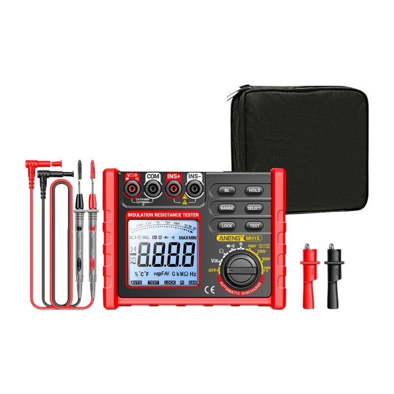 Megohmmeter Insulation Resistance Tester LCD Display Earth Resistance - Image 2