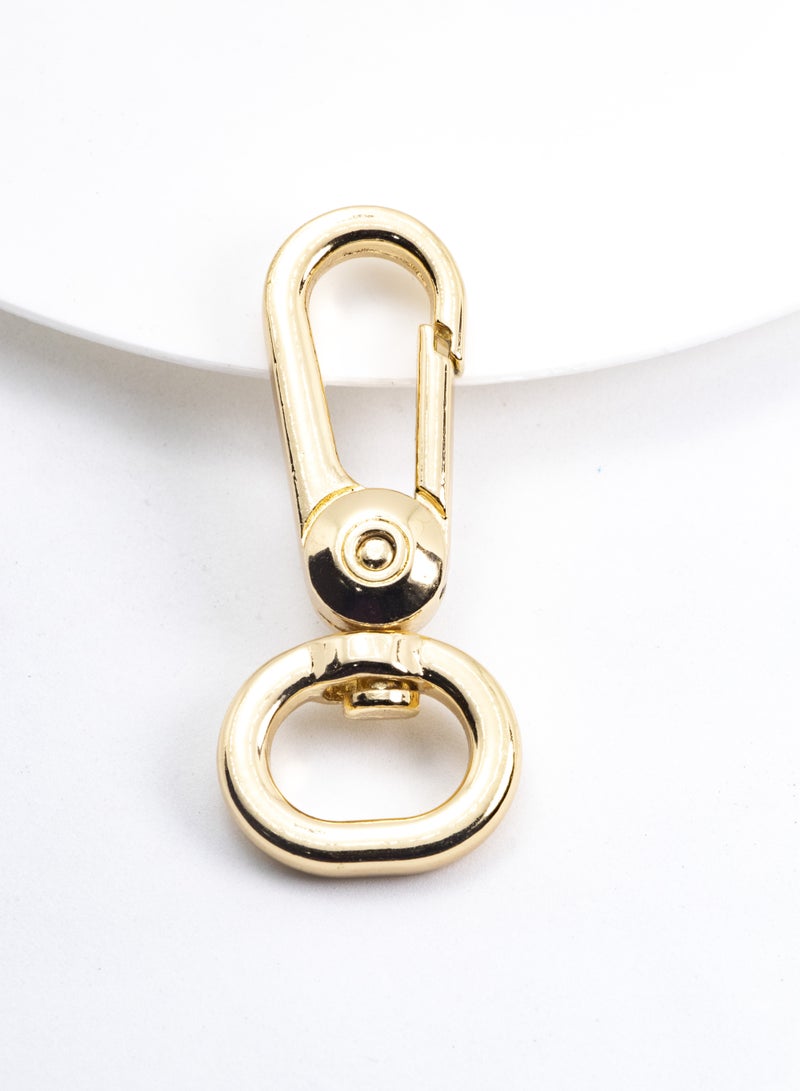 6Pcs 2.7 inch Buckles Of Bags Strap, Portable Carabiner Snap Hook, Perfect Bag Rope Accessories (Gold) - Image 2