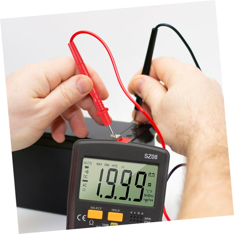 Compact Digital Multimeter Portable AC DC Voltage Capacitance Diode Tester - Image 3