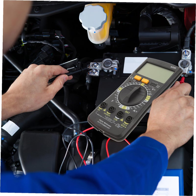 Compact Digital Multimeter Portable AC DC Voltage Capacitance Diode Tester - Image 4