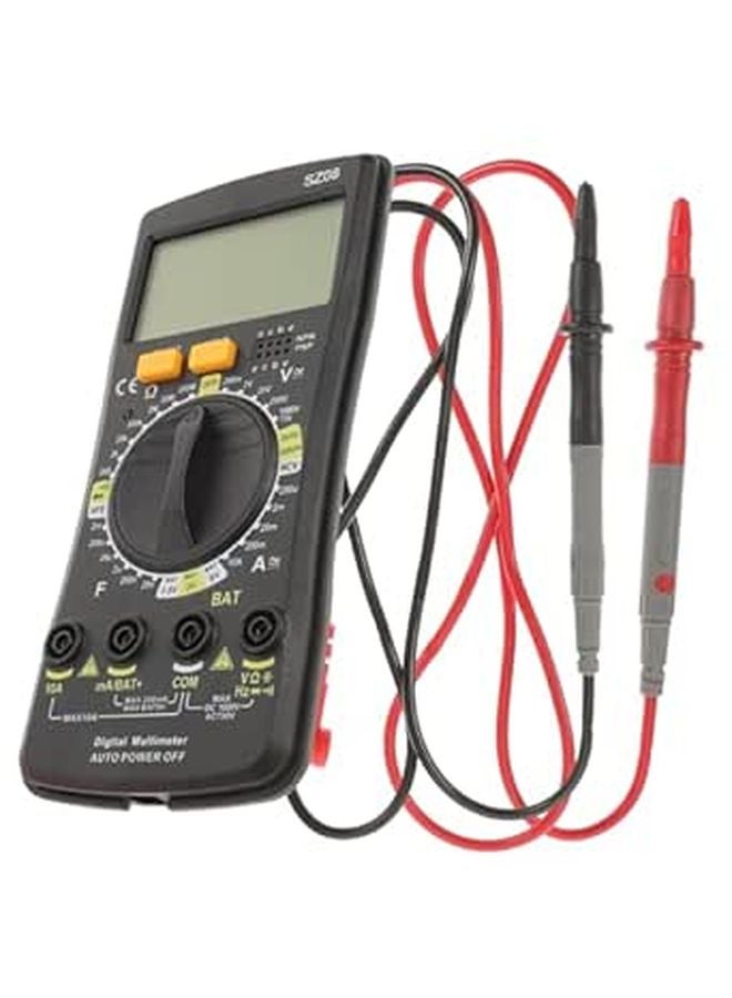 Compact Digital Multimeter Portable AC DC Voltage Capacitance Diode Tester - Image 1