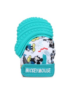 Disney Mickey Mouse Teething Mitten Baby Chew Toy Protects Hands From Chewing & Saliva, Heals Aching Gums, Promotes Sound Stimulation, 6 18 Months  - Image 1