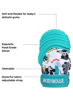 Disney Mickey Mouse Teething Mitten Baby Chew Toy Protects Hands From Chewing & Saliva, Heals Aching Gums, Promotes Sound Stimulation, 6 18 Months  - Image 3