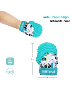 Disney Mickey Mouse Teething Mitten Baby Chew Toy Protects Hands From Chewing & Saliva, Heals Aching Gums, Promotes Sound Stimulation, 6 18 Months  - Image 4