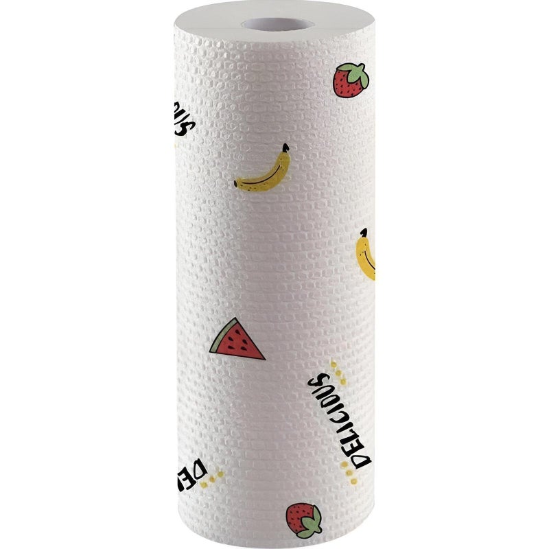 Environmentable kitchen napkins - 50 pieces roll, reusable and odorless, ideal for drying, polishing and cleaning dishes, kitchen surfaces and shelves (1Piece) - Image 1