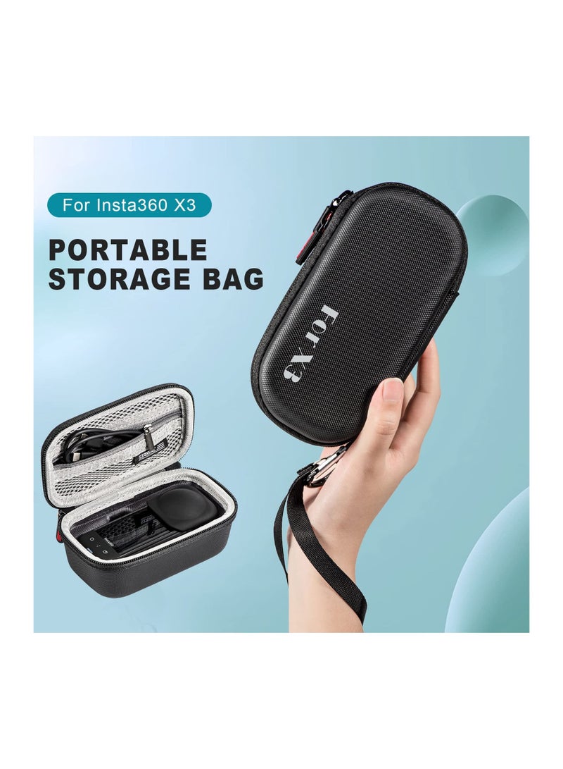 SYOSI Carry Case for Insta360 X3, Waterproof Carrying Case Protective Travel Case for Insta 360 X3 One - Image 3