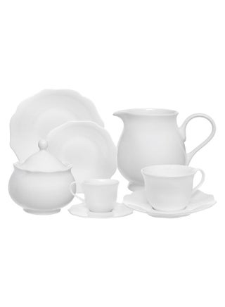 Royal Porcelain Coffee Set 21 Pieces Fine China - Baroness White - pzsku/ZF8CA234B47D48C190A65Z/45/1750252290/3d717af2-0834-4cee-ba1b-378cba55d980