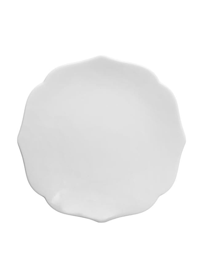 Royal Porcelain Coffee Set 21 Pieces Fine China - Baroness White