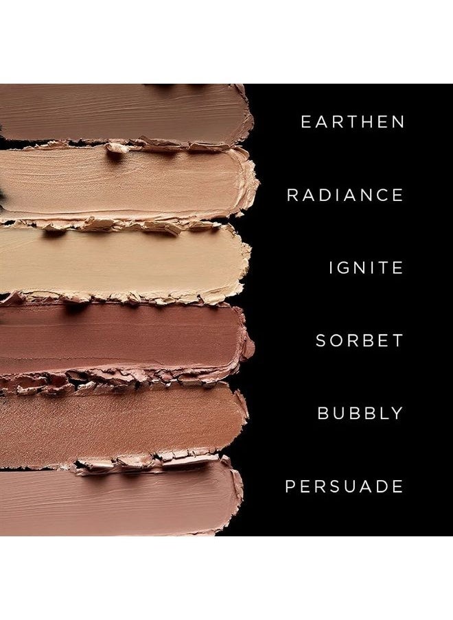 Eyeshadow Primer Base – Professional Grade Eye Primer Crayon w/ Sleek Retractable Tip for Long-Lasting Makeup & All-Day Color Payoff, Prevents Creasing (Ignite, Light Caramel Matte)