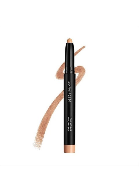 Eyeshadow Primer Base – Professional Grade Eye Primer Crayon w/ Sleek Retractable Tip for Long-Lasting Makeup & All-Day Color Payoff, Prevents Creasing (Ignite, Light Caramel Matte)