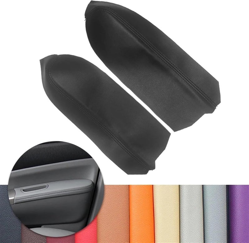 QASULER Microfiber Leather Door Armrest Cover for Toyota Prius - Image 4