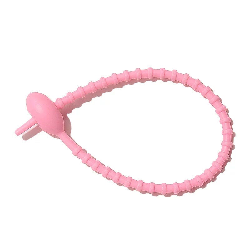 Silicone Cable Tie Organizer DIY Keychain Colorful Cord Color mixing Color mixing