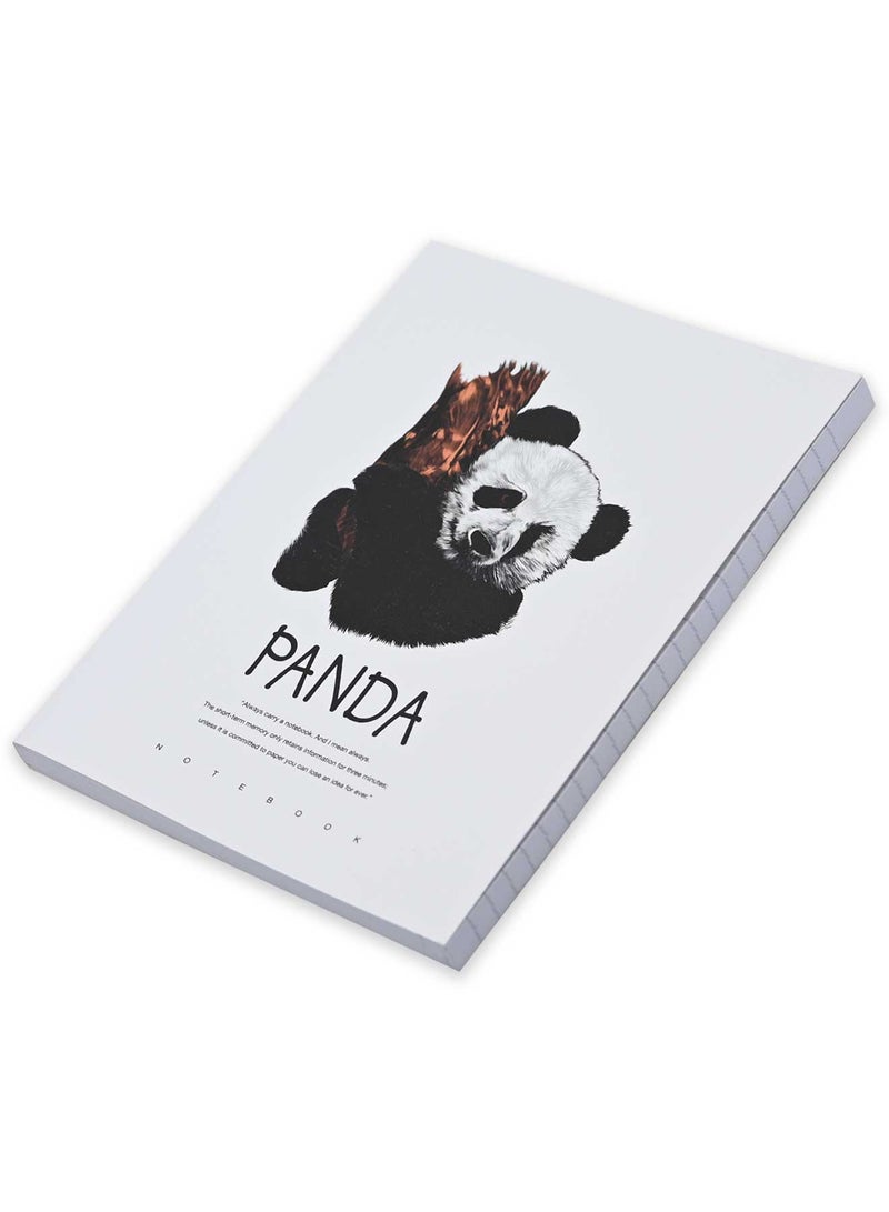 FIS Pack Of 5 Soft Cover Notebook, 96 Sheets A5 Panda Design 5 -FSNBSCA596-PAN5 - Image 1