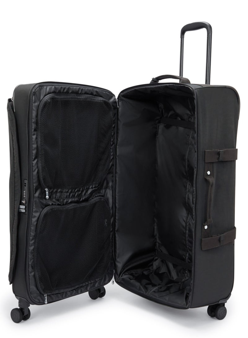 kipling Basic Plus Spontaneous Large 4-Wheeled Suitcase Black Noir - Image 3