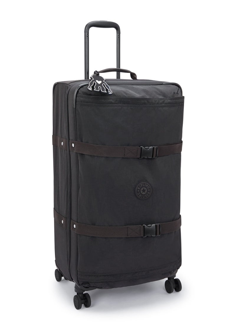 kipling Basic Plus Spontaneous Large 4-Wheeled Suitcase Black Noir - Image 4