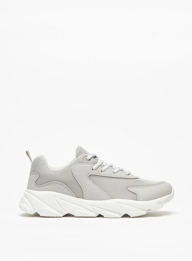 Oaklan by Shoexpress Women's Textured Sports Shoes With Lace-Up Closure