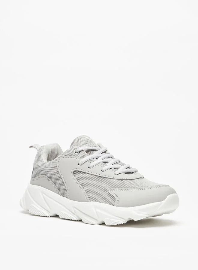 Oaklan by Shoexpress Women's Textured Sports Shoes With Lace-Up Closure